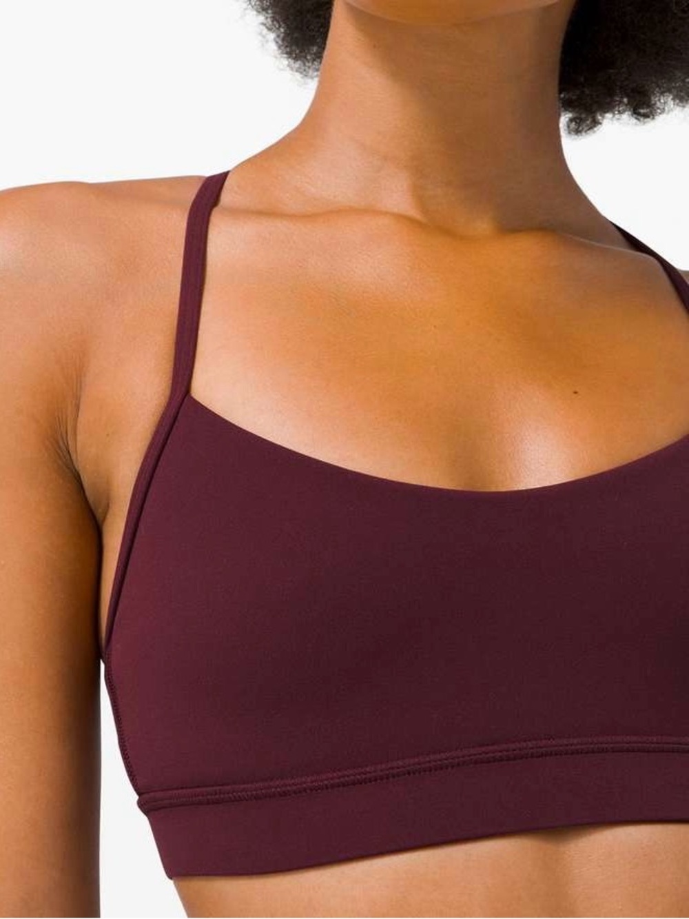 Lululemon Athletica Women’s Garnet Yoga Flow Y Bra *Nulu